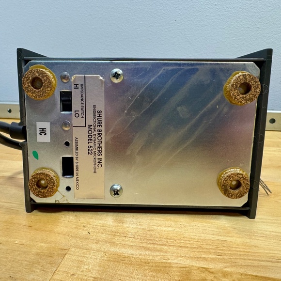 NEW Shure 522 Dynamic Announcers Desktop Microphone   Brand: Shure Model: Dynami - Picture 8 of 11